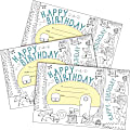 Barker Creek Color Me! Awards & Bookmarks Set, 8-1/2" x 5-1/2", Happy Birthday, Set Of 90 Awards 1 thumbnail image