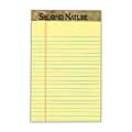 TOPS™ Second Nature® 100% Recycled Writing Pads, 5" x 8", Legal Ruled, 50 Sheets, Canary, Pack Of 12 Pads