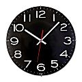Artistic Wall Clock - Analog - Quartz - Black Main Dial - Black