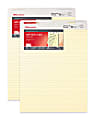 Office Depot® Brand Bleed Resistant Self-Stick Easel Pads, 25" x 30", 40 Sheets, 30% Recycled, Yellow, Pack Of 2 1 thumbnail image