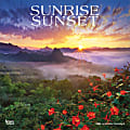 2025 BrownTrout Sunrise Sunset Monthly Plastic-Free Square Wall Calendar, 12" x 12", Science and Nature, January to December 2025, 9781975475758 1 thumbnail image