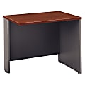 Bush Business Furniture Components Return Bridge, 36"W, Hansen Cherry/Graphite Gray, Standard Delivery 1 thumbnail image