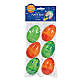 Amscan Large Plastic Easter Eggs, 3" x 2", Space, 6 Eggs Per Bag, Pack Of 4 Bags 1 thumbnail image