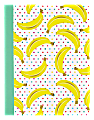 Divoga® Composition Notebook, Happy Thoughts Collection, 9 3/4" x 7", 1 Subject, College Ruled, 160 Pages (80 Sheets), Polka Dot Bananas 1 thumbnail image