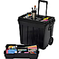 Continental Tuff Box Portable Tool Organizer - 20.3" Height x 23.5" Width x 15.5" Depth - Yellow - 1Each