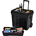 Continental Tuff Box Portable Tool Organizer - 20.3" Height x 23.5" Width x 15.5" Depth - Yellow - 1Each 1 thumbnail image