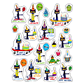 Teacher Created Resources® Stickers, Pete the Cat® Happy Birthday, 120 Stickers Per Pack, Set Of 12 Packs