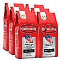 Community Coffee Arabica Ground Coffee, American Classic, 12 Oz Per Bag, Carton Of 6 Bags