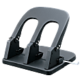 Sparco Manual Adjustable 3-Hole Punch, 100-Sheet Capacity, 10 1/4"H x 10 3/8"W x 6 1/4"D, Black 1 thumbnail image