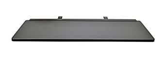 Ergo Desktop 28"W Keyboard Extension For Corner Desk, Black 1 thumbnail image
