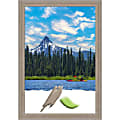 Amanti Art Curve Graywash Wood Picture Frame, 23" x 33", Matted For 20" x 30"