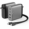 Alogic Rapid Power AC Adapter - 100 W - 120 V AC, 230 V AC Input - 5 V DC/3 A, 20 V DC, 15 V DC, 9 V DC Output - Space Gray