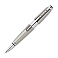 Cross® Edge Retractable Gel Roller Ball Point Pen, Conical Point, 0.7 mm, Black Ink/Titanium Barrel