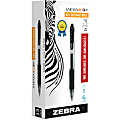 Zebra® Pen SARASA® Retractable Gel Pens, Pack Of 12, Medium Point, 0.7 mm, Clear Barrel, Black Ink 1 thumbnail image