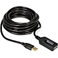 Plugable USB2-5M - USB extension cable - USB (F) to USB (M) - USB 2.0 - 16.4 ft - active 1 thumbnail image