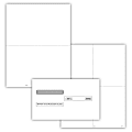 ComplyRight® W-2 Tax Forms Set, Blank, 2-Up/4-Up, Laser, 8-1/2" x 11", Pack Of 50 Forms And Envelopes