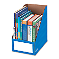 Bankers Box® Magazine Holder, 8"H x 11 3/4"W x 12 3/4"D, Blue, Pack Of 3