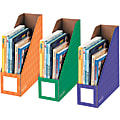 Bankers Box® Magazine Holders, 11"H x 12 1/4"W x 4"D, Assorted Colors, Pack Of 3 1 thumbnail image