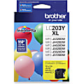 Brother® LC203 Yellow High-Yield Ink Cartridge, LC203Y