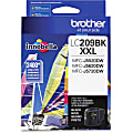 Brother Genuine LC209BK Super High Yield Black Ink Cartridge - Inkjet - Super High Yield - 2400 Pages - Black - 1 Each