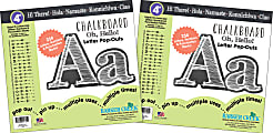 Barker Creek Letter Pop-Outs, 4", Chalkboard, Pack Of 468 1 thumbnail image