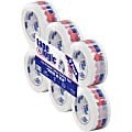 Tape Logic® Made In USA Preprinted Carton Sealing Tape, 3" Core, 2" x 110 Yd., Multicolor, Case Of 6