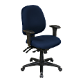 Lorell® High-Performance Ergonomic Multifunction Chair, Blue