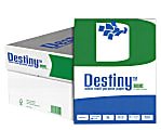 Destiny™ Multi-Use Printer & Copy Paper, White, Letter (8.5" x 11"), 5000 Sheets Per Case, 20 Lb, 92 Brightness, Case Of 10 Reams