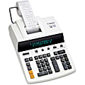Canon CP1213DIII Desktop Printing Calculator - Dual Color Print - Dot Matrix - 4.8 lps - Ergonomic Design, Independent Memory, Item Count - 0.67" - 12 Digits - Fluorescent - AC Supply Powered - 6" x 11" x 17" - White - 1 Each