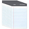 Office Depot® Brand Professional Writing Pads, 5" x 8", Narrow Ruled, 50 Sheets, White, Pack Of 8