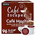 Café Escapes Café Mocha Keurig Single-Serve K-Cup Pods, 24 Pods Per Pack, Case Of 4 Packs 1 thumbnail image