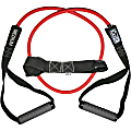 GoFit Pro-Grade Power Tubes with Handles (Red/30 Lbs.) - Red - Rubber
