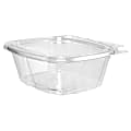 Dart® ClearPac® Containers, 5 1/2"H x 4 15/16"W x 2 1/4"D, 0.5 Qt, Clear, Pack Of 200 Containers