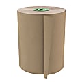 Cascades® Tandem® 1-Ply Roll Towels, 7 1/2" x 9 1/2", 100% Recycled, Natural, 758 Towels Per Roll, Pack Of 12