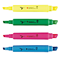 FORAY® Double-Ended Desk-Style Highlighters, Assorted Colors, Pack of 4 1 thumbnail image