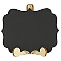 Amscan Mini Chalkboard Easels, 3"H x 3-1/2"W, Black, 6 Easels Per Pack, Set Of 2 Packs 1 thumbnail image