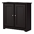 Bush Furniture Cabot Small Storage Cabinet with Doors, Espresso Oak, Standard Delivery 1 thumbnail image