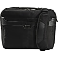 Everki Tempo Carrying Case (Briefcase) for 13.3" MacBook Air - Black - Leather, Nylon, Felt Interior - Checkpoint Friendly - Handle, Shoulder Strap - 11.8" Height x 15.8" Width x 3.2" Depth