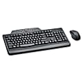 Kensington Wireless Keyboard & Mouse, Adjustable Full Size Keyboard, Black, Right-Handed Optical Mouse, KMW72408