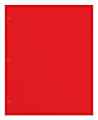 Office Depot® Brand 2-Pocket School-Grade Paper Folder, Letter Size, Red