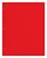 Office Depot® Brand 2-Pocket School-Grade Paper Folder, Letter Size, Red 1 thumbnail image