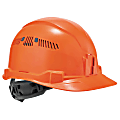 Ergodyne Skullerz 8972 Class C Hard Hat With Vented Ratchet Suspension, Orange 1 thumbnail image