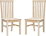 Linon Brockton Side Chairs, Unfinished, Set Of 2 Chairs 1 thumbnail image
