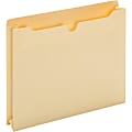 Pendaflex Letter Recycled File Jacket - 8 1/2" x 11" - 500 Sheet Capacity - 2" Expansion - Top Tab Location - Manila - Manila - 100% Recycled - 50 / Box