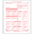ComplyRight™ W-2C Tax Forms, 2-Part, Continuous, 9" x 11", Pack Of 100 Forms 1 thumbnail image