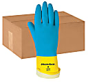 MCR Safety Chem-Tech Latex Gloves, Large, Box Of 12