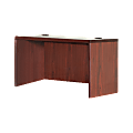 Lorell® Essentials 48"W Rectangular Computer Desk Shell, Mahogany