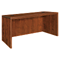 Lorell® Essentials 48"W x 30"D Rectangular Shell Computer Desk, Cherry 1 thumbnail image
