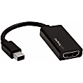 .StarTech.com Mini DisplayPort To HDMI Adapter, Black