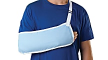 Medline Standard Arm Sling, X-Large, Light Blue 1 thumbnail image